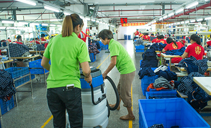 保潔員工作現(xiàn)場